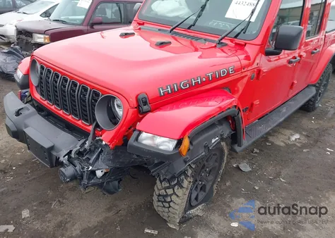 2025 Jeep Gladiator High Tide z USA, uszkodzony, nr VIN 1C6PJTAG0SL550638